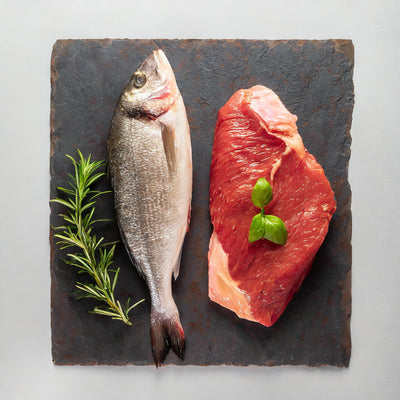 Viande et fruits de mer
